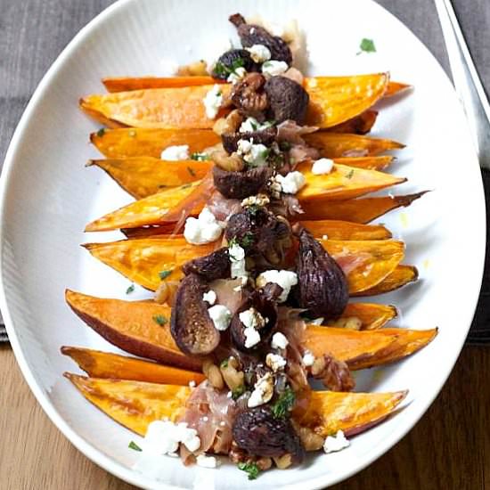 Roasted Sweet Potatoes & Dried Figs