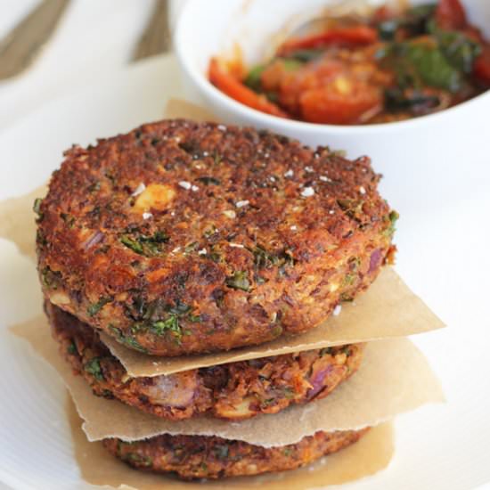 Chunky & Smokey Kidney Bean Burger