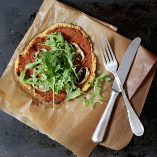 Chickpea Pizza Crust