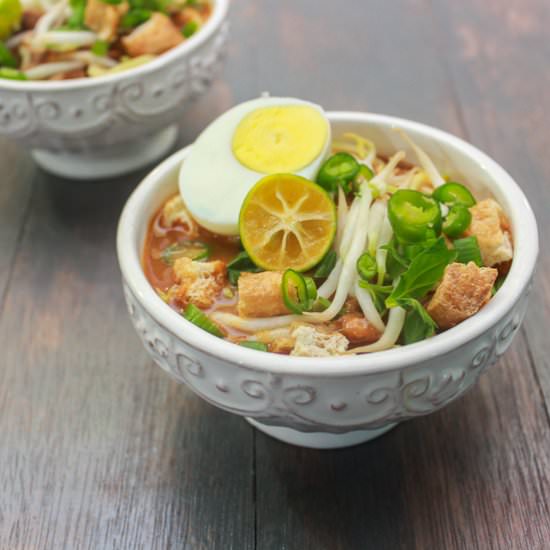 Mee Rebus – Noodles in Sweet Potato