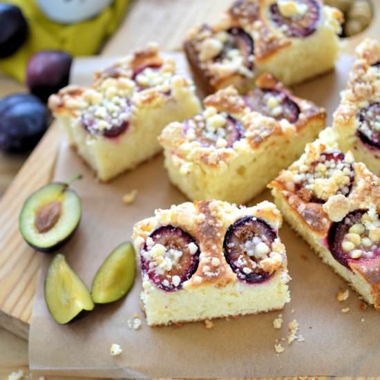 Quick Cake with Plums