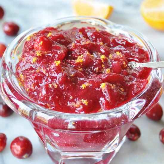 Cranberry Clementine Sauce