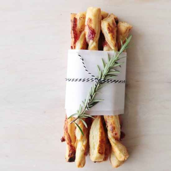 Savory Cranberry Twists