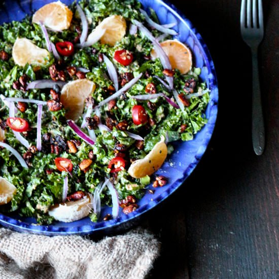 Mandarin Kale Salad
