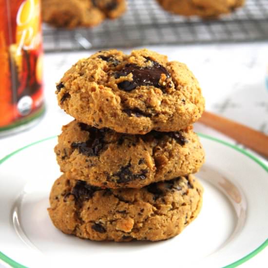 Pumpkin Chocolate Chip Cookies