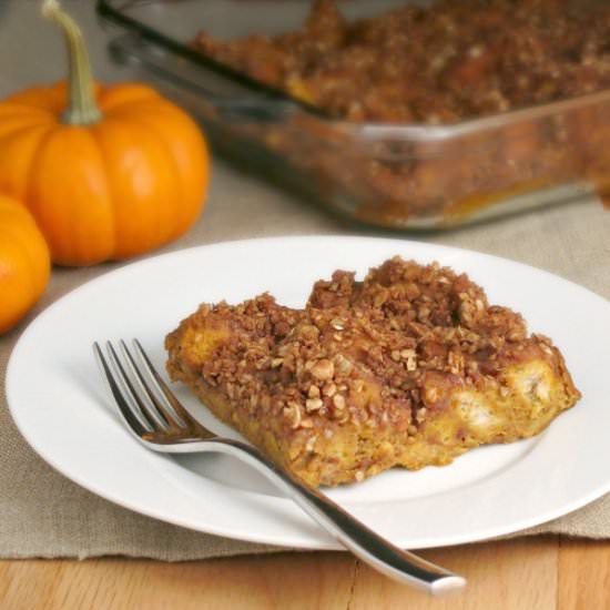 Baked Pumpkin French Toast