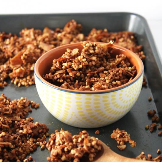 Coconut Buckwheat Granola
