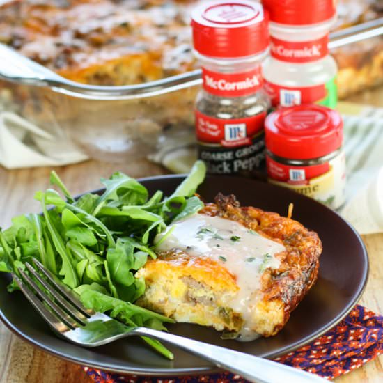 Overnight Breakfast Casserole