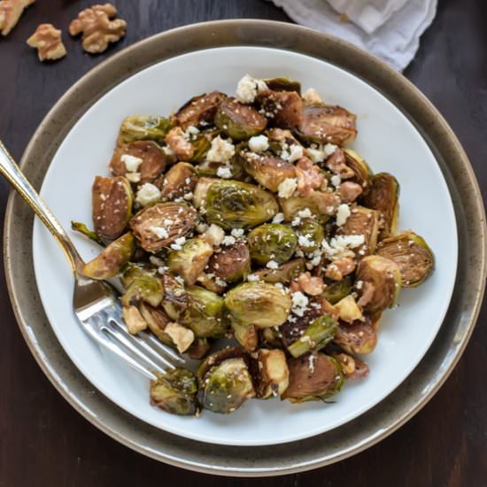 Balsamic Maple Brussels Sprouts