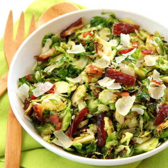 Brussels Sprouts Bacon and Dates