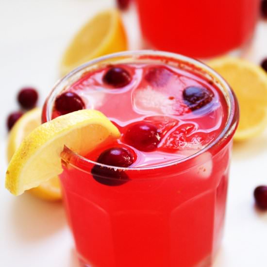 Holiday Cranberry Lemonade