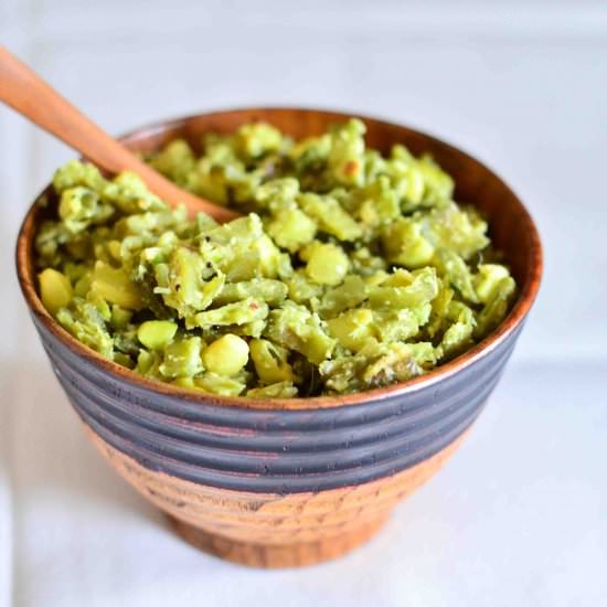 Broad Beans And Lentil Stir Fry