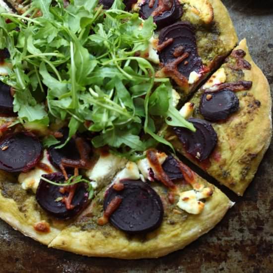 Beetroot and Goat’s Cheese Pizza