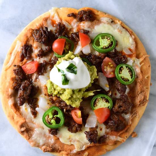 Chorizo Flat Bread Pizzas