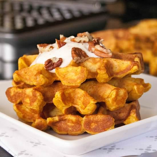 Pumpkin Waffles