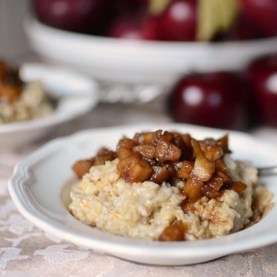 Oats w/ Caramelized Apples