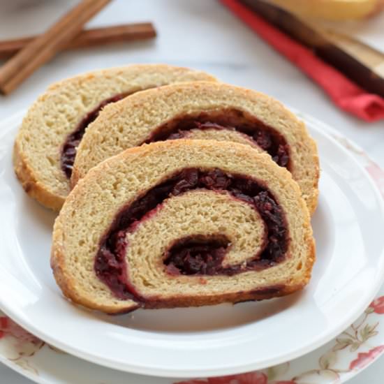 Cranberry Cinnamon Swirl Bread