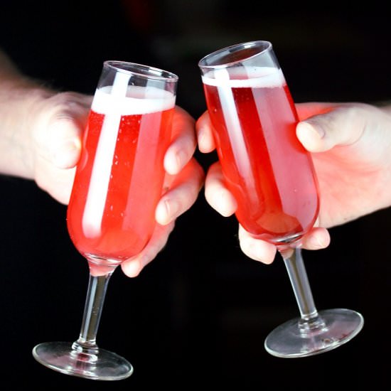 Cranberry Champagne Cocktail
