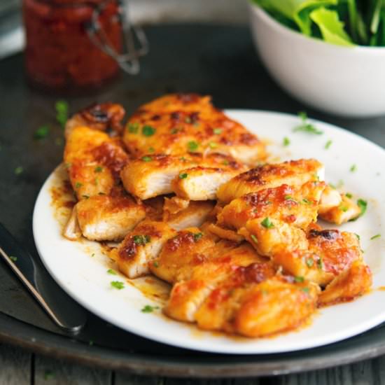 Sticky Harissa Chicken