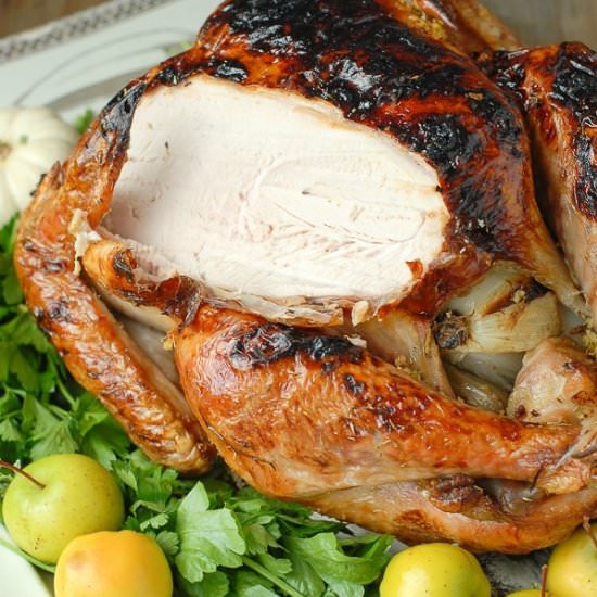 White Wine Ginger Brined Turkey