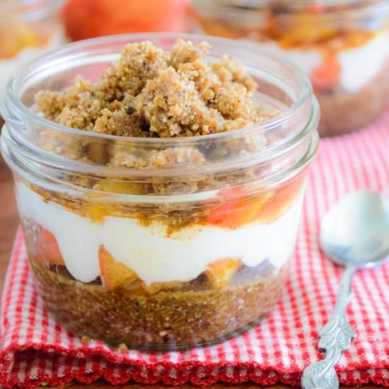 Apple Pie Quinoa Crumble Parfait
