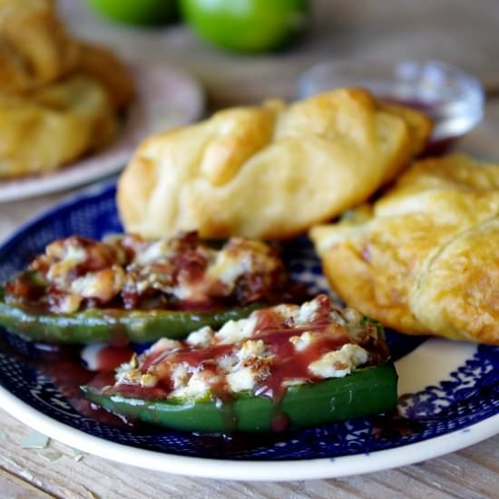 Italian Sausage Stuffed Poppers