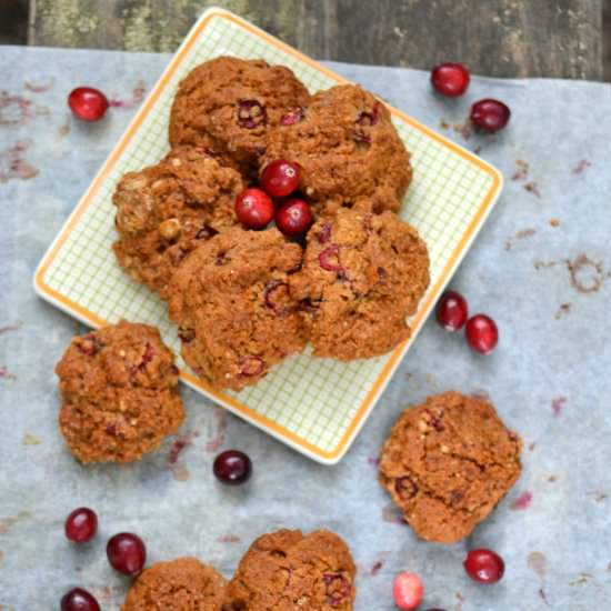 Cranberry Gingerbread Scones
