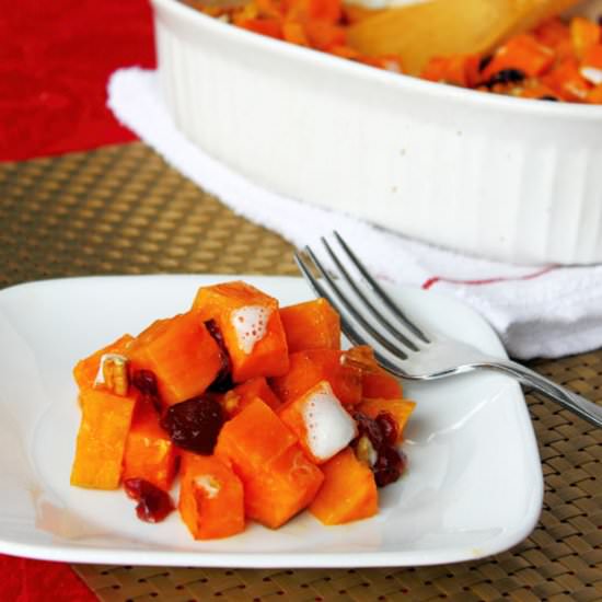 Cranberry Sweet Potato Bake