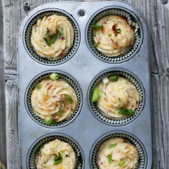 Twice Baked Potato Cupcakes