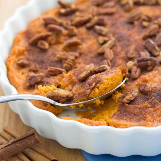 Healthy Sweet Potato Casserole