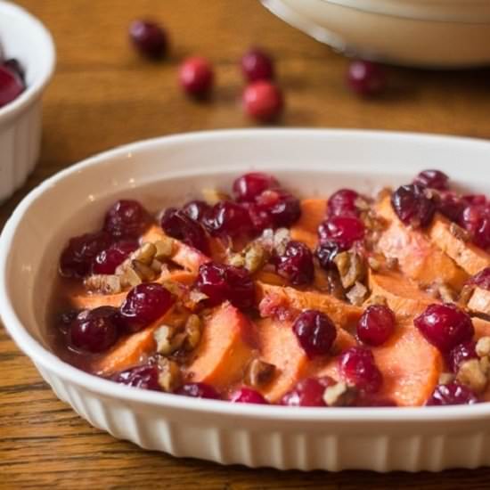 Sweet Potatoes with Cranberries