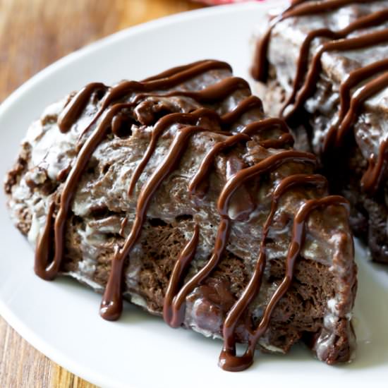 Triple Chocolate Scones Supreme