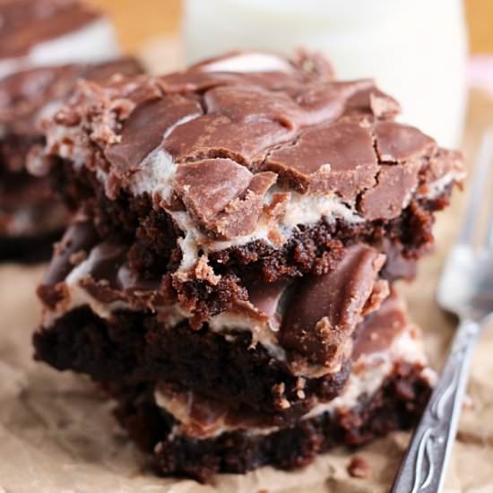 Fudgy Marshmallow Brownies