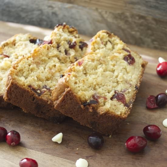White Chocolate Cranberry Bread