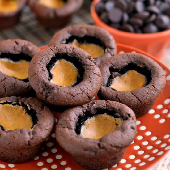 Pumpkin Cheesecake Cookie Cups