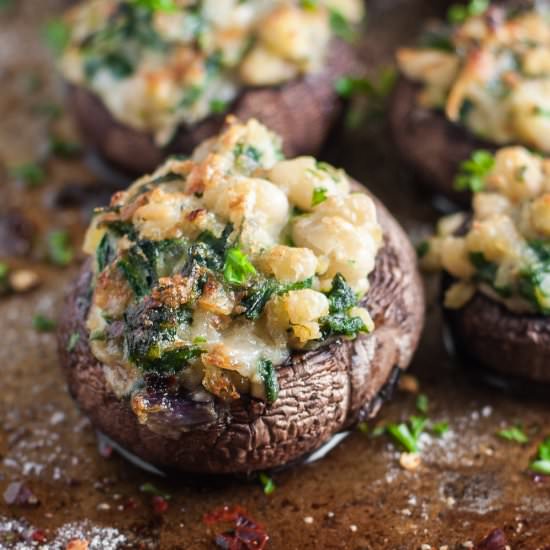 Gluten-Free Stuffed Mushrooms