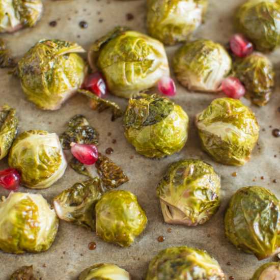 Pomegranate Brussels Sprouts