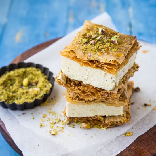 Baklava Pistachio Ice Cream