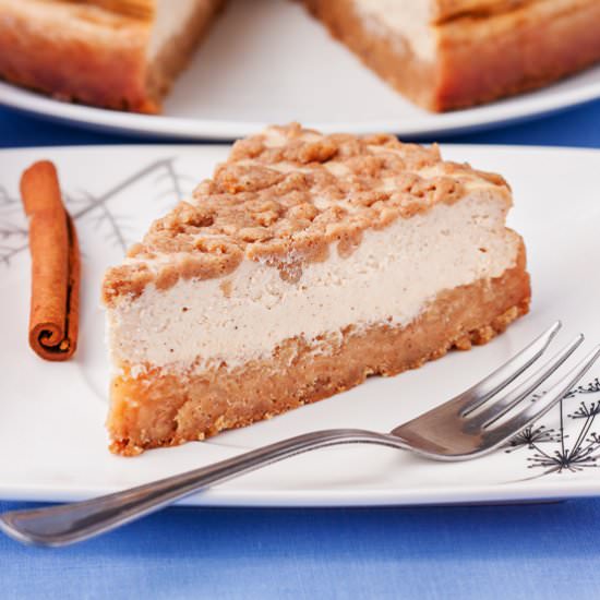 Apple cinnamon cheesecake