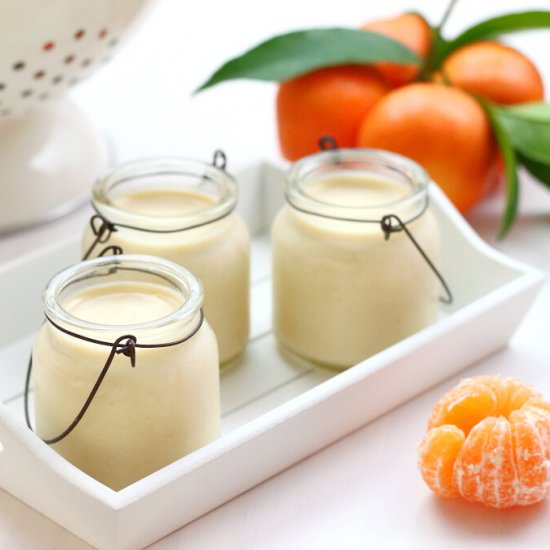 Tangerines Panna Cotta