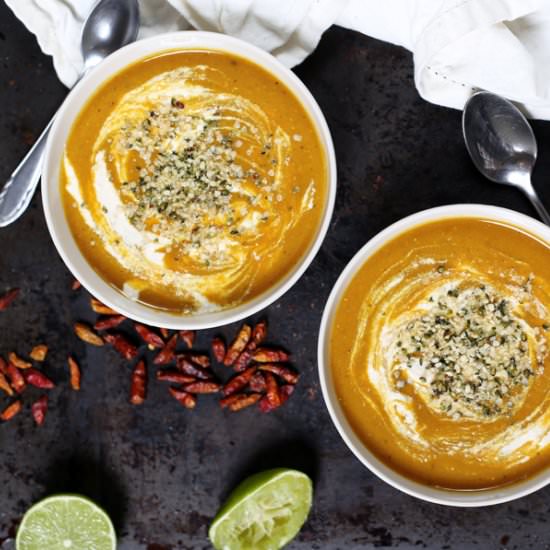 Sweet Potato Soup with Lentil