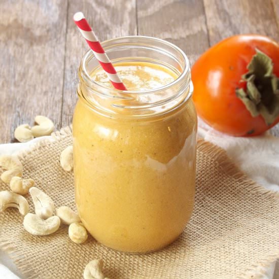 Creamy Cashew Persimmon Smoothie