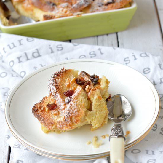 Bread and butter pudding
