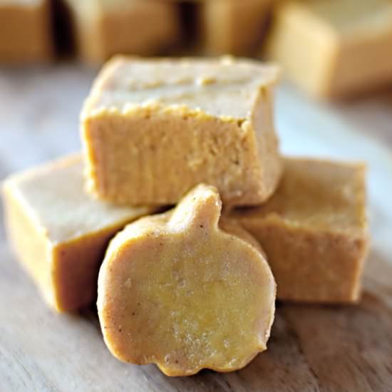 Peanut Butter Pumpkin Fudge