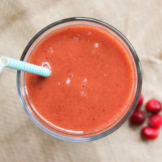 Apple, Orange & Cranberry Smoothie