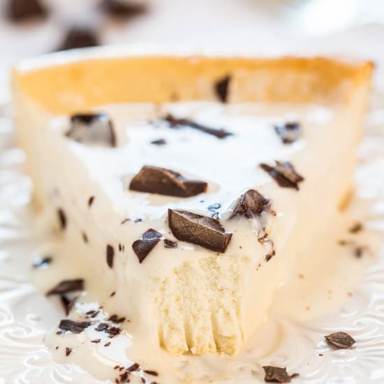Blender Self-Crusting Cheesecake