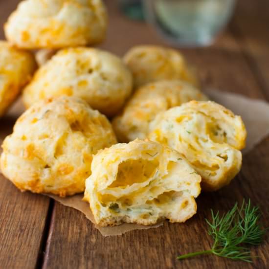 Cheddar Dill Puffs