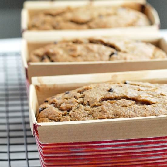 Banana Bread with Chocolate Chips