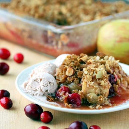 Apple Cranberry Crisp