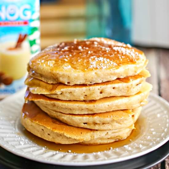 Eggnog Pancakes